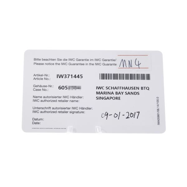 IWC Portugieser Chrono IW371445